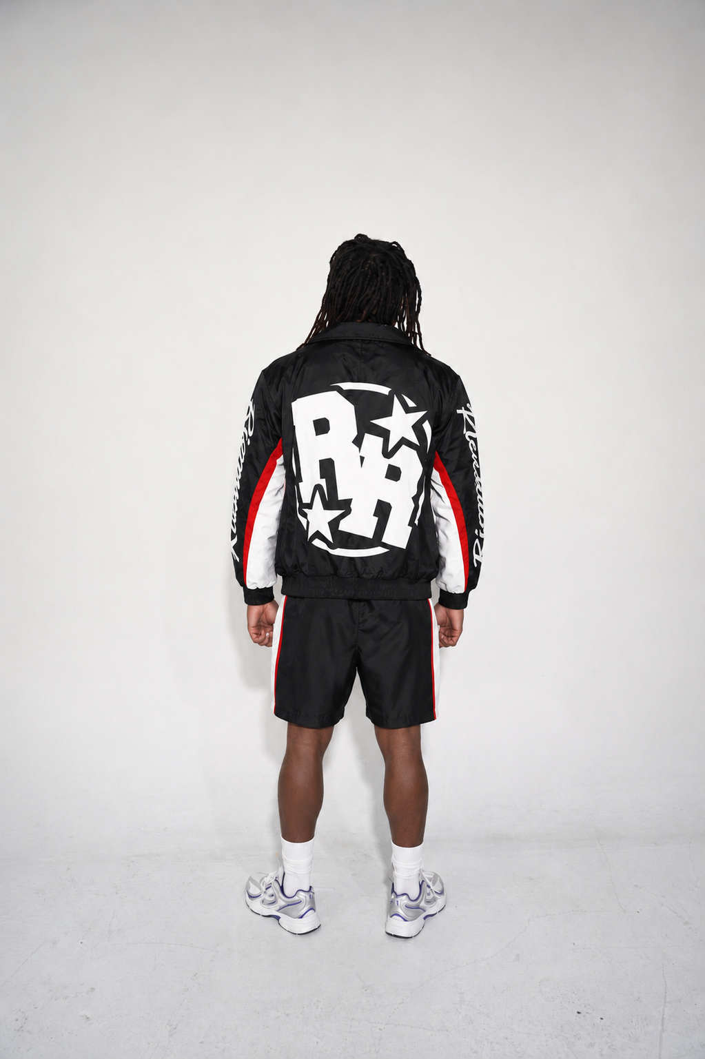 Black “RR” Windbreaker Set